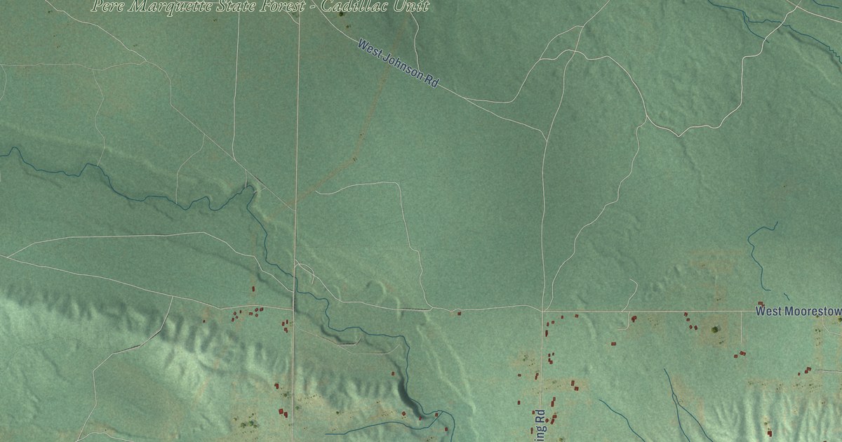 Map of Bloomfield, Missaukee County, Michigan in 2026