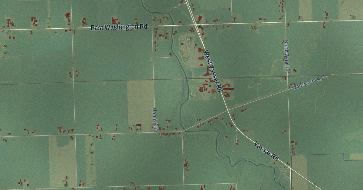 Map of Blumfield, Michigan in 2026