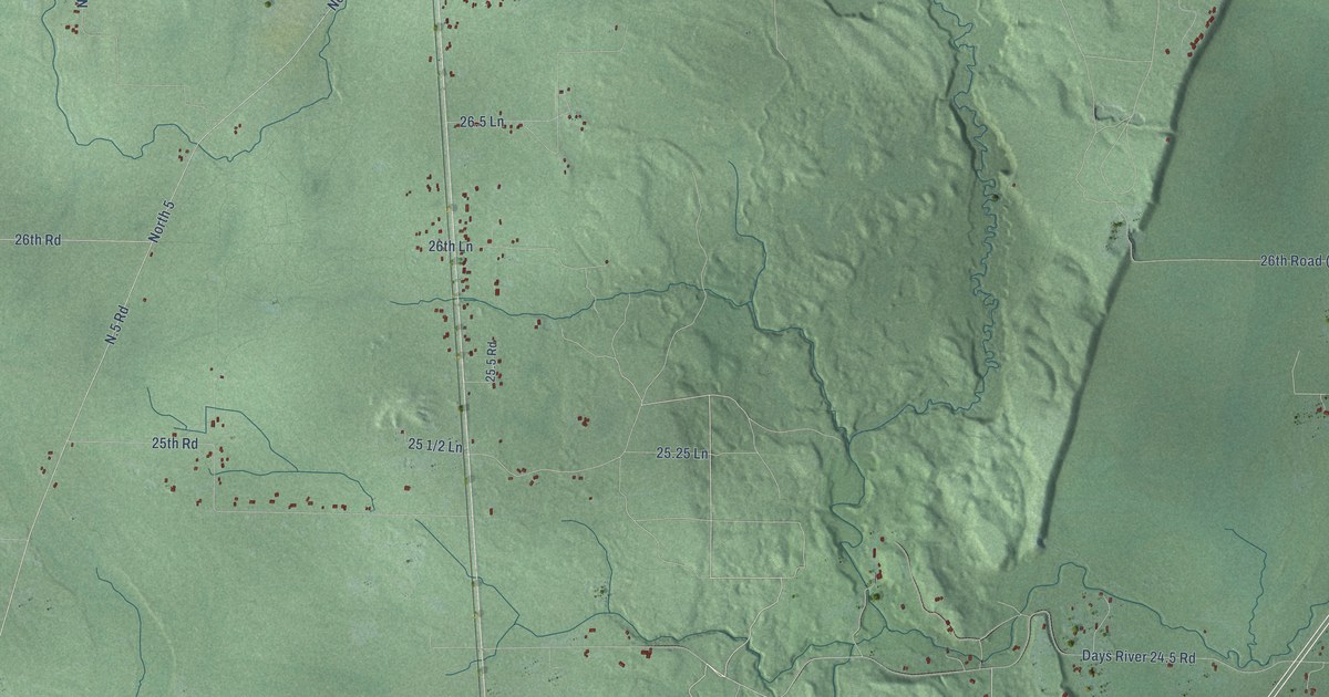 Map of Brampton, Michigan in 2026