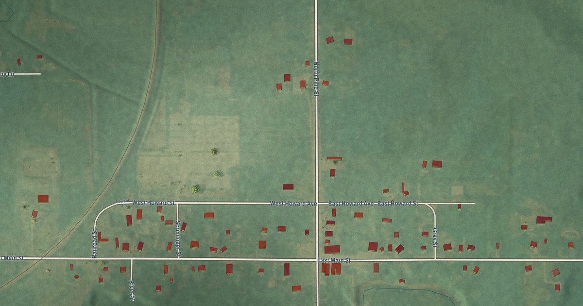 Map of Breedsville, Michigan in 2026