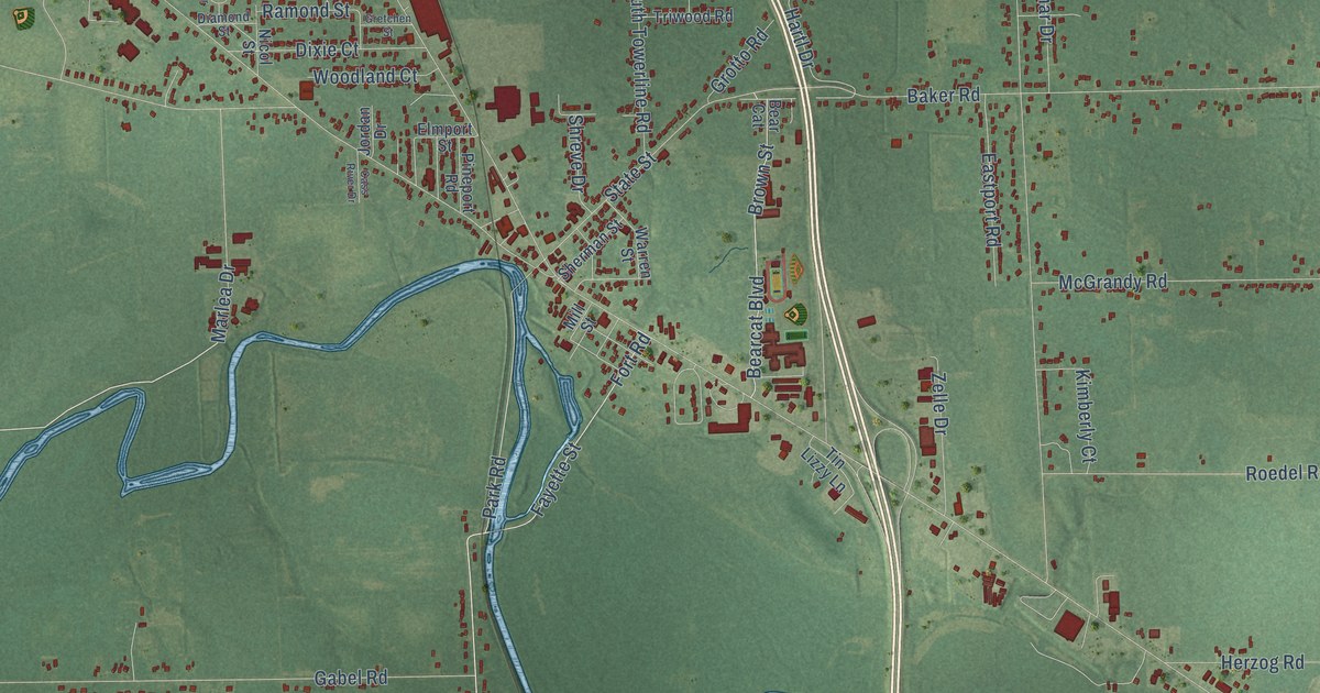 Map of Bridgeport, Michigan in 2026