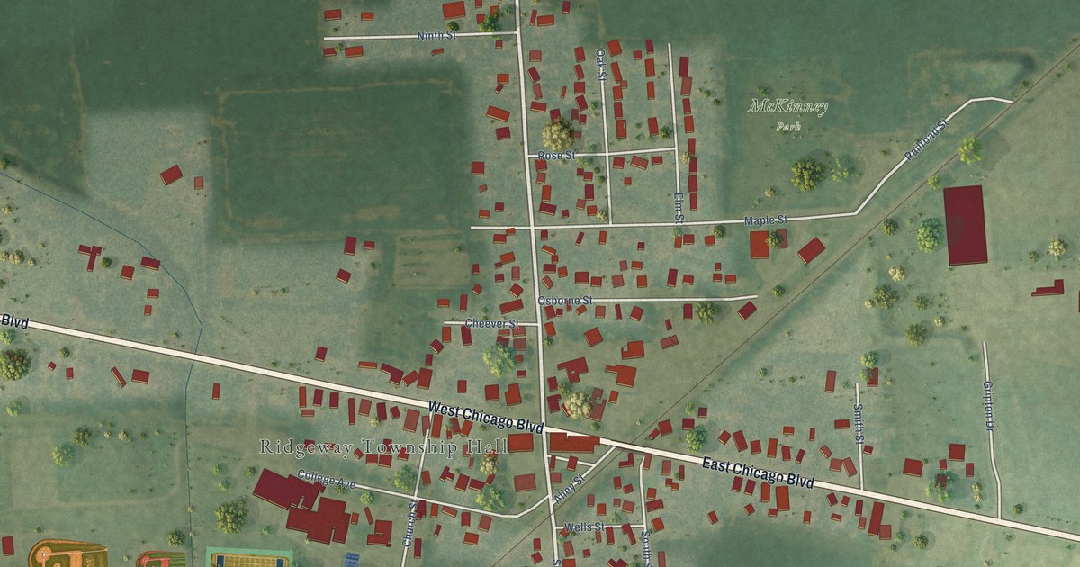 Map of Britton, Michigan in 2026