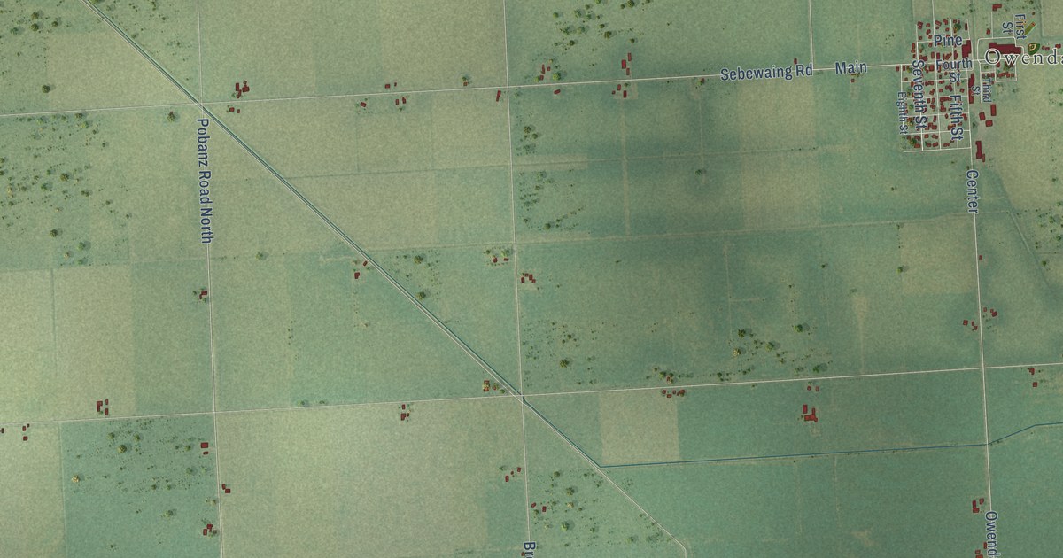 Map of Brookfield, Huron County, Michigan in 2026