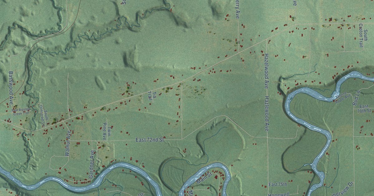 Map of Brooks, Michigan in 2026