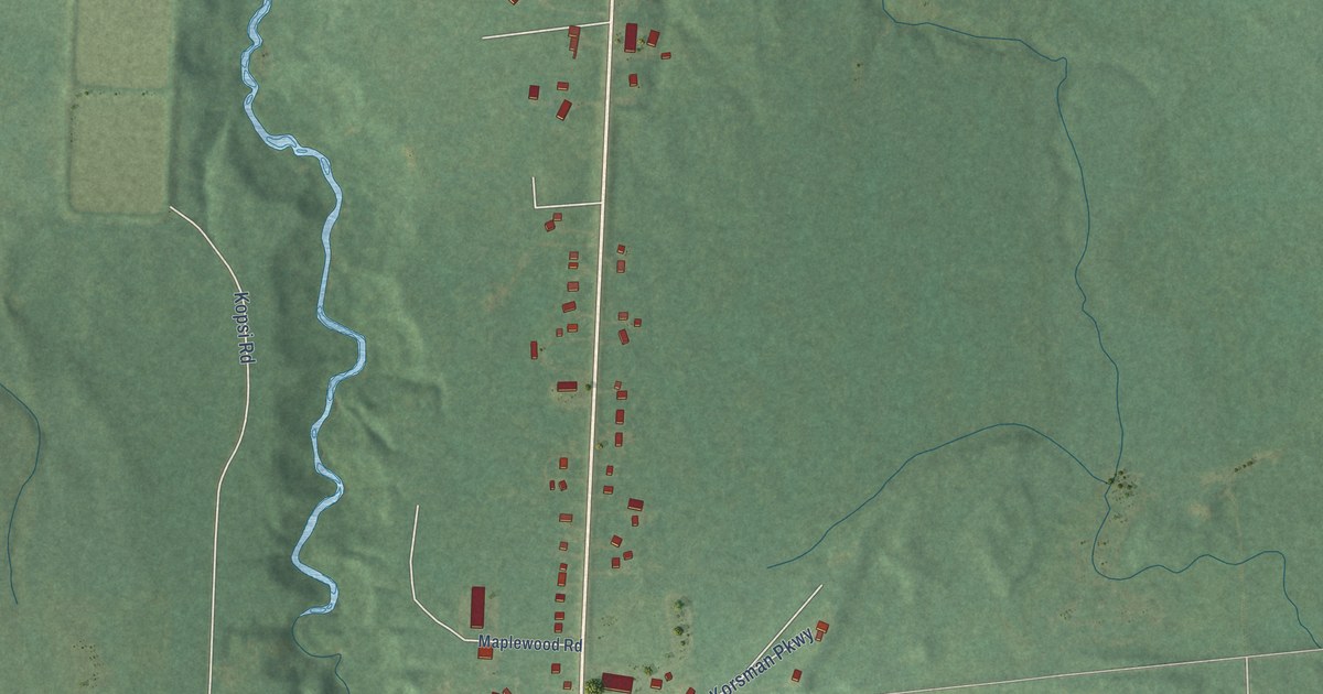 Map of Bruce Crossing, Michigan in 2026