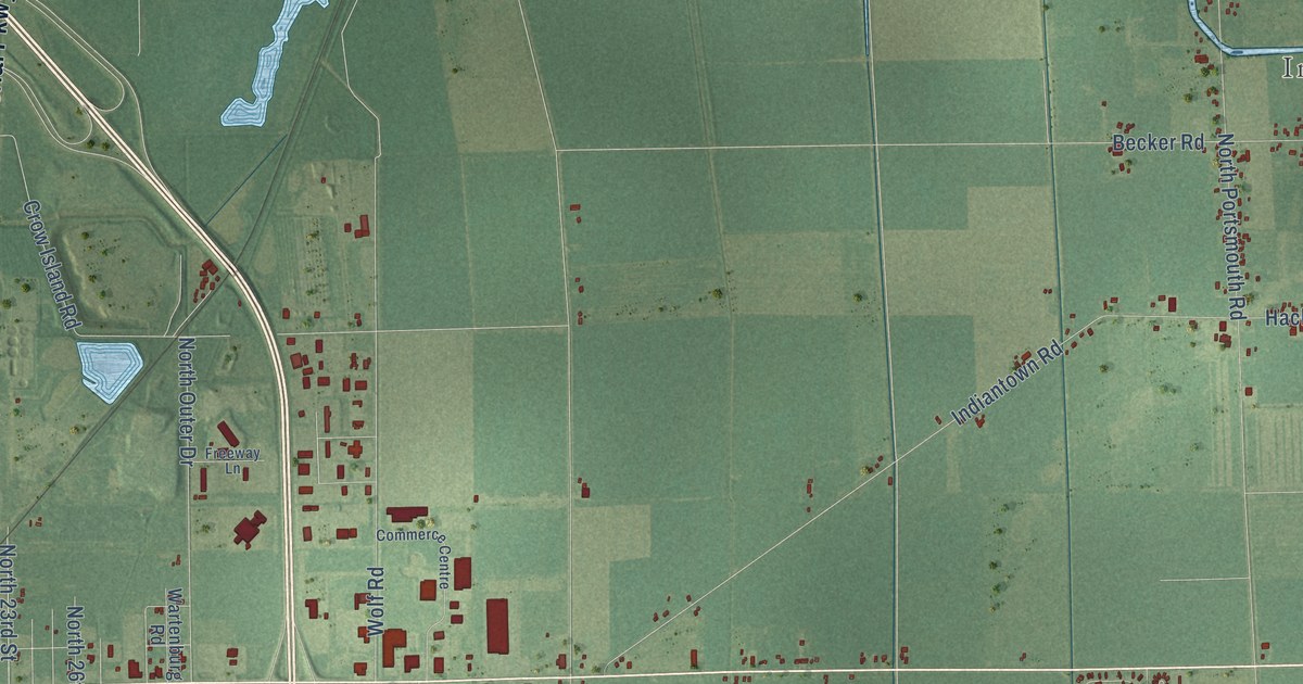 Map of Buena Vista, Michigan in 2026