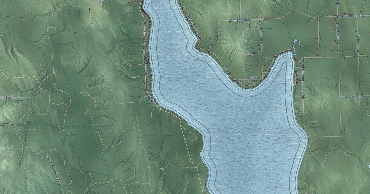 Map of Caledonia, Alcona County, Michigan in 2026