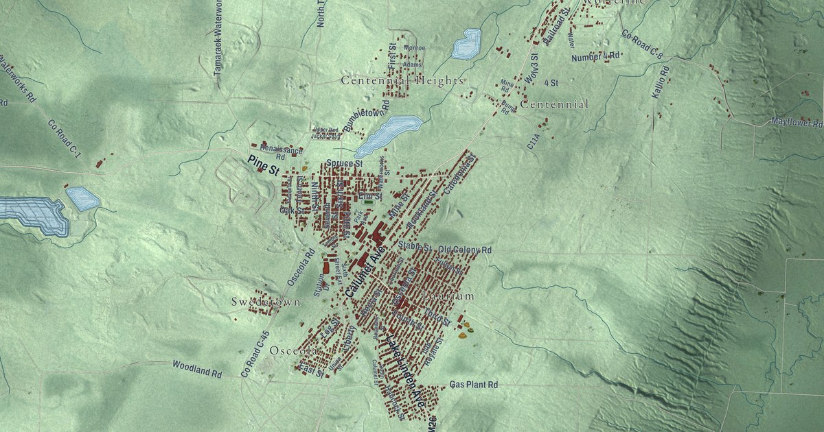 Map of Calumet Municipality, Michigan in 2026