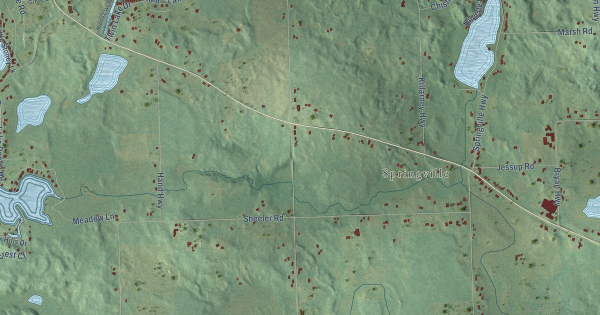 Map of Cambridge, Michigan in 2026