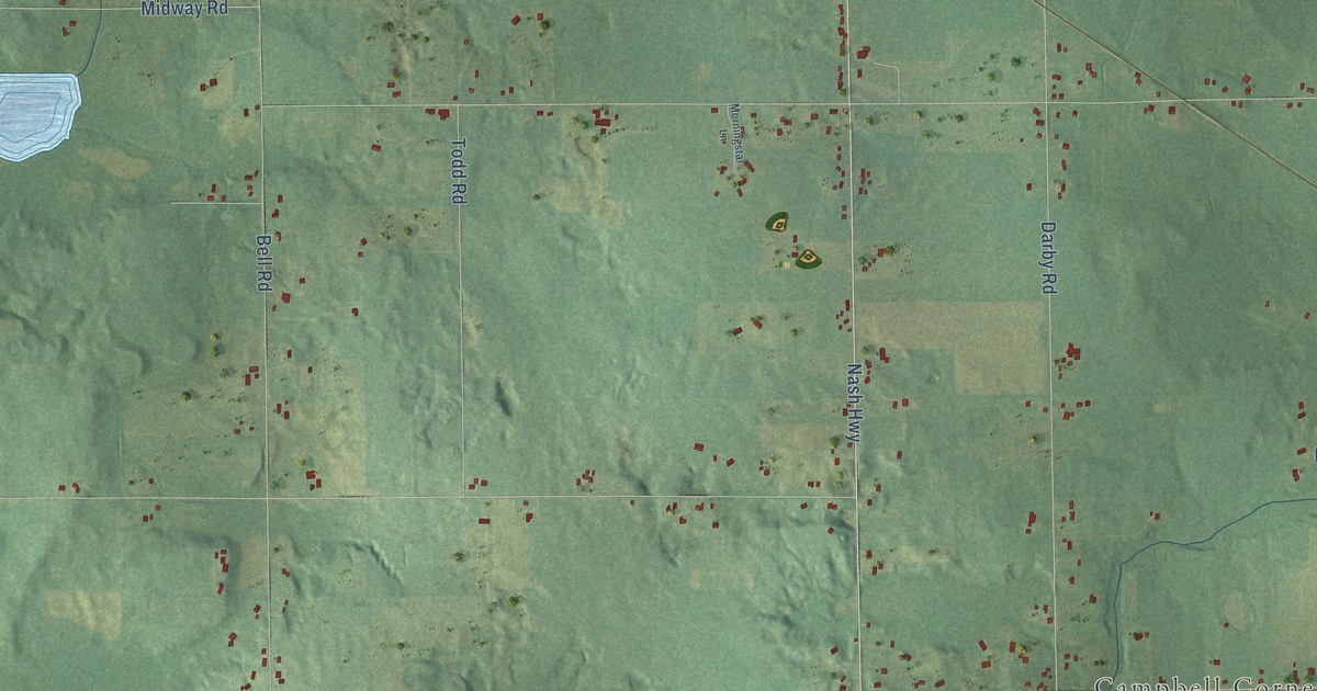 Map of Campbell, Michigan in 2026