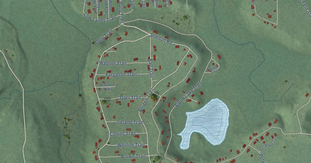 Map of Canada Creek Ranch, Michigan in 2026