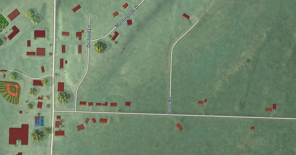 Map of Carney, Michigan in 2026