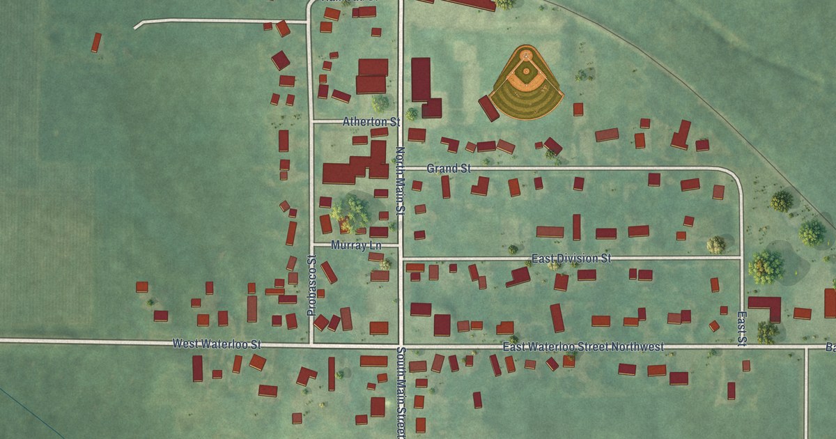Map of Casnovia Village, Michigan in 2026