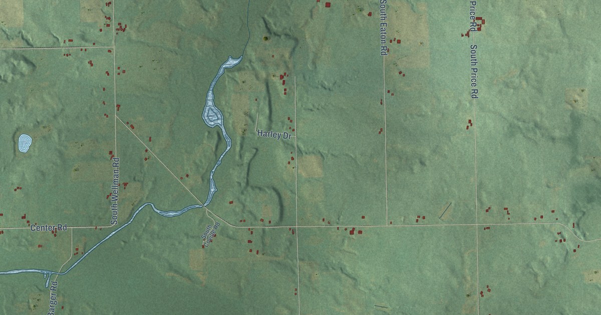 Map of Castleton, Michigan in 2026
