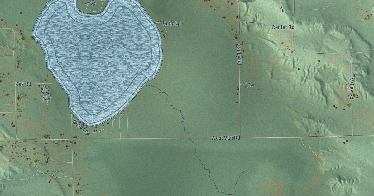 Map of Center, Michigan in 2026