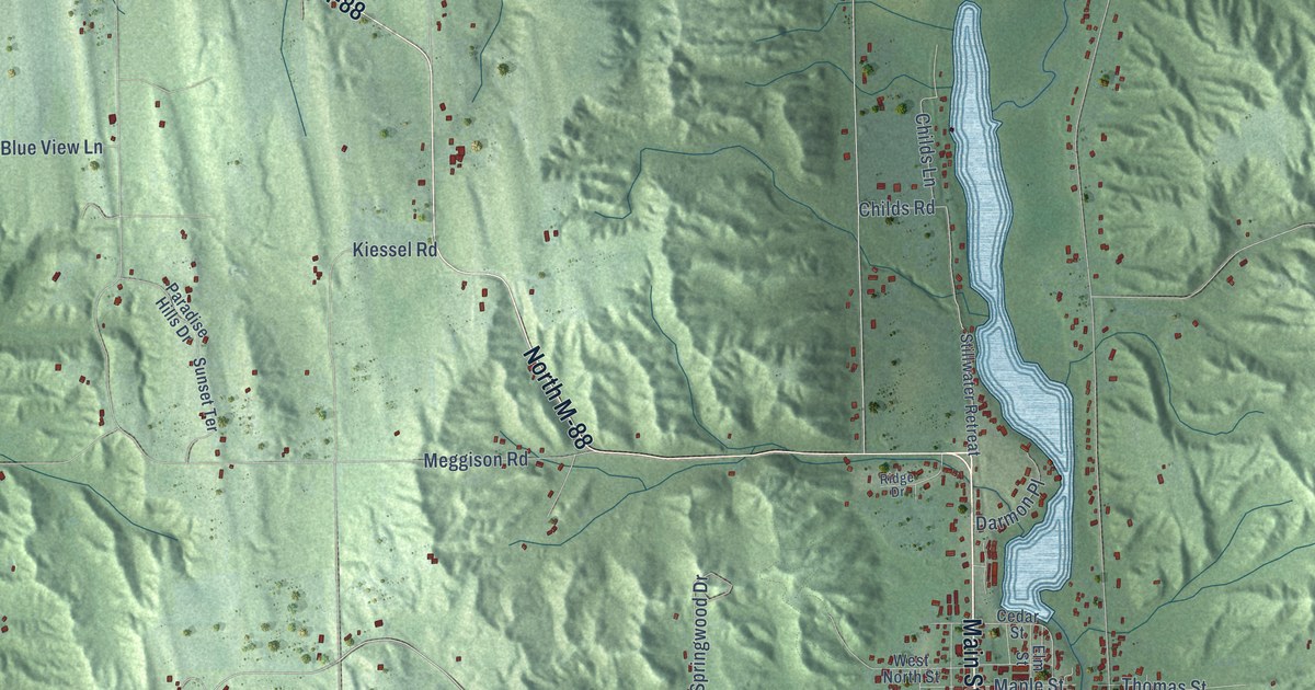 Map of Central Lake Municipality, Michigan in 2026
