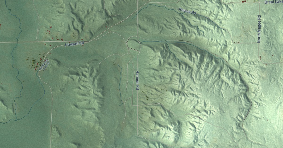 Map of Chandler, Charlevoix County, Michigan in 2026
