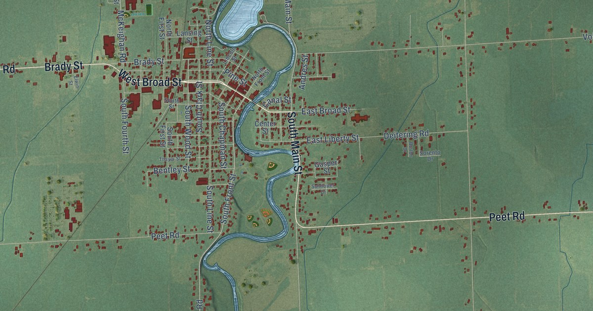 Map of Chesaning Municipality, Michigan in 2026