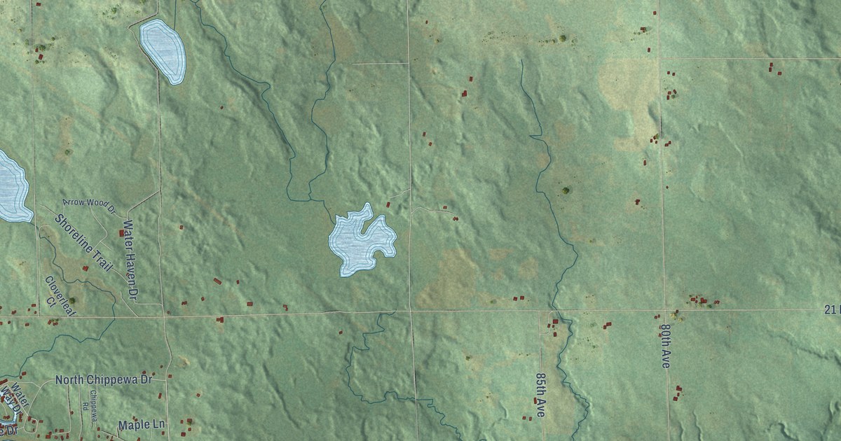 Map of Chippewa, Mecosta County, Michigan in 2026
