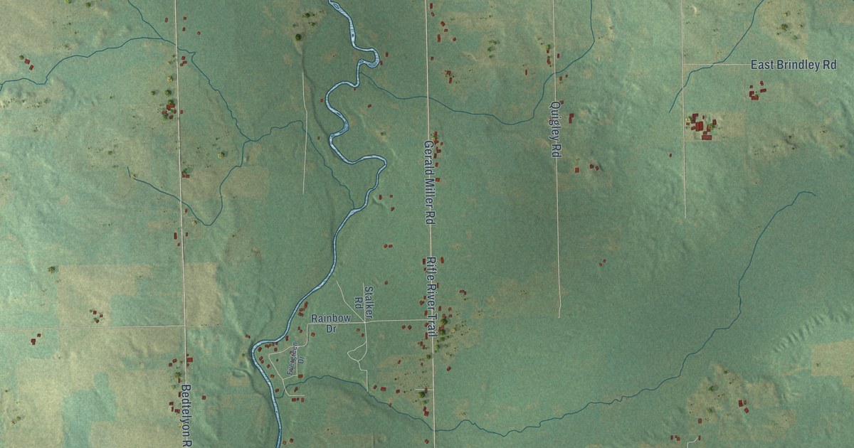 Map of Churchill, Michigan in 2026