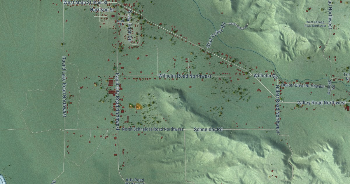 Map of Clearwater, Michigan in 2026