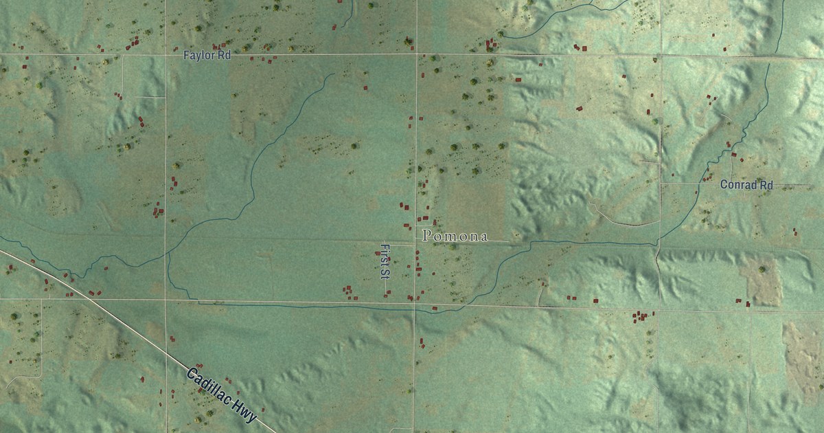 Map of Cleon, Michigan in 2026