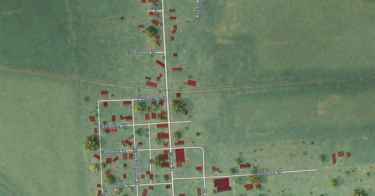 Map of Clifford, Michigan in 2026
