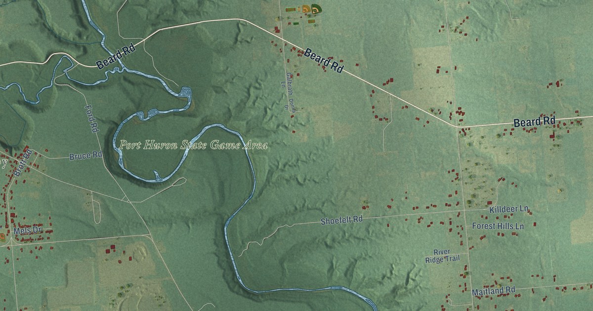 Map of Clyde, St. Clair County, Michigan in 2026