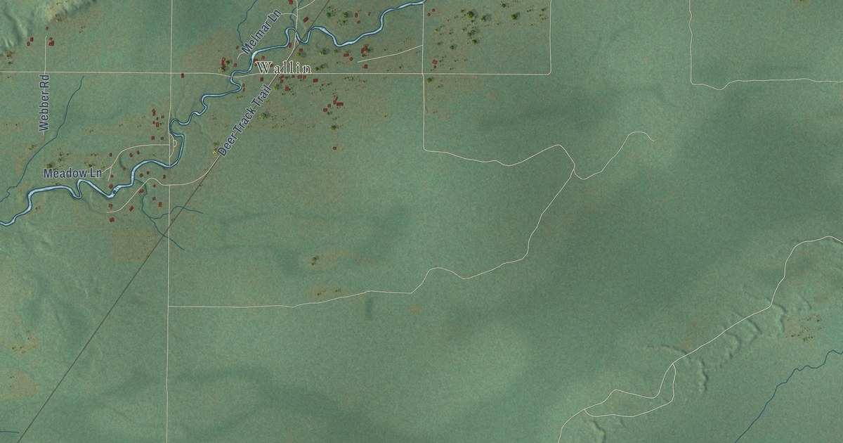 Map of Colfax, Benzie County, Michigan in 2026