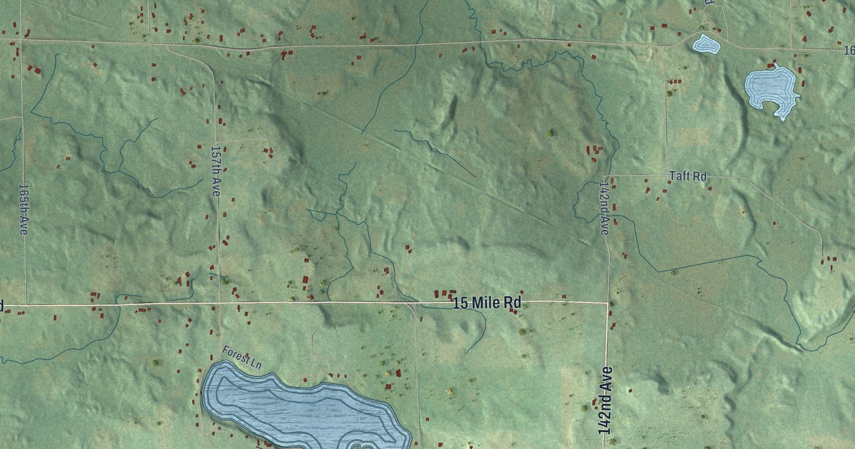 Map of Colfax, Mecosta County, Michigan in 2026