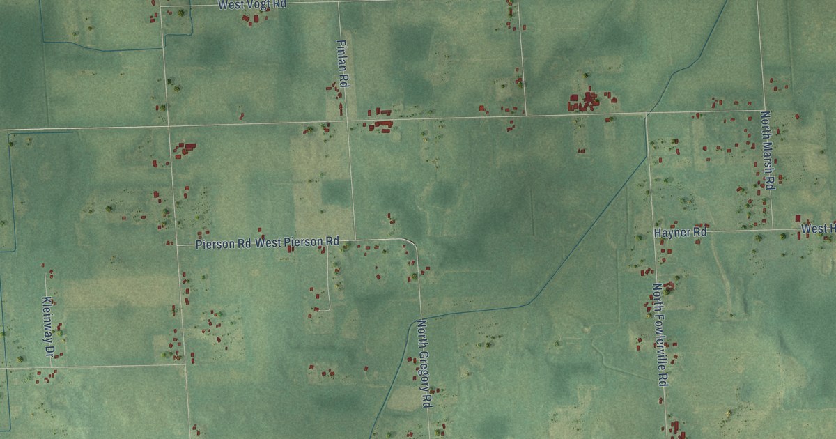 Map of Conway, Michigan in 2026