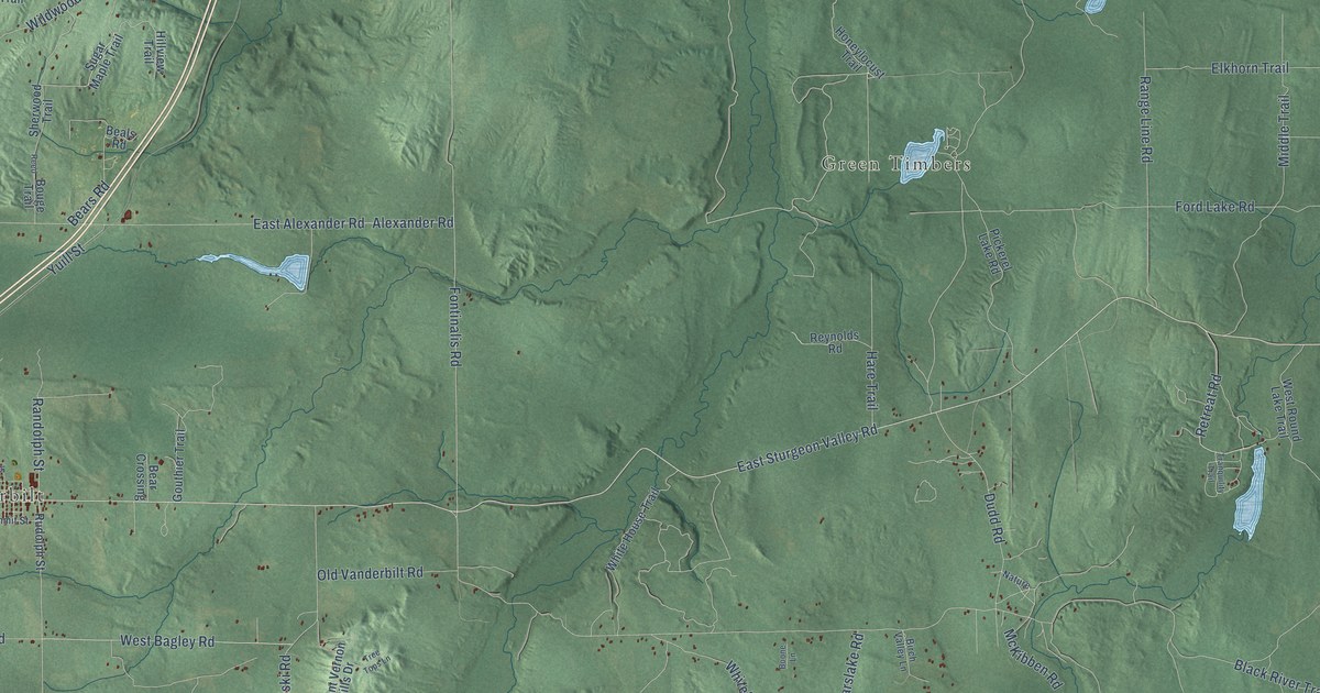Map of Corwith, Michigan in 2026