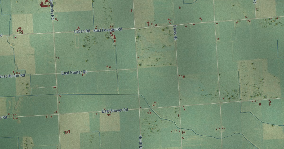 Map of Custer, Sanilac County, Michigan in 2026