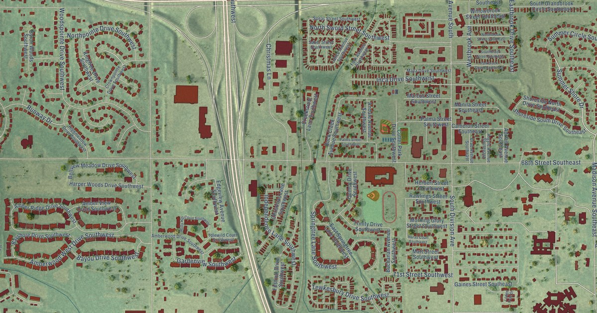 Map of Cutlerville, Michigan in 2026