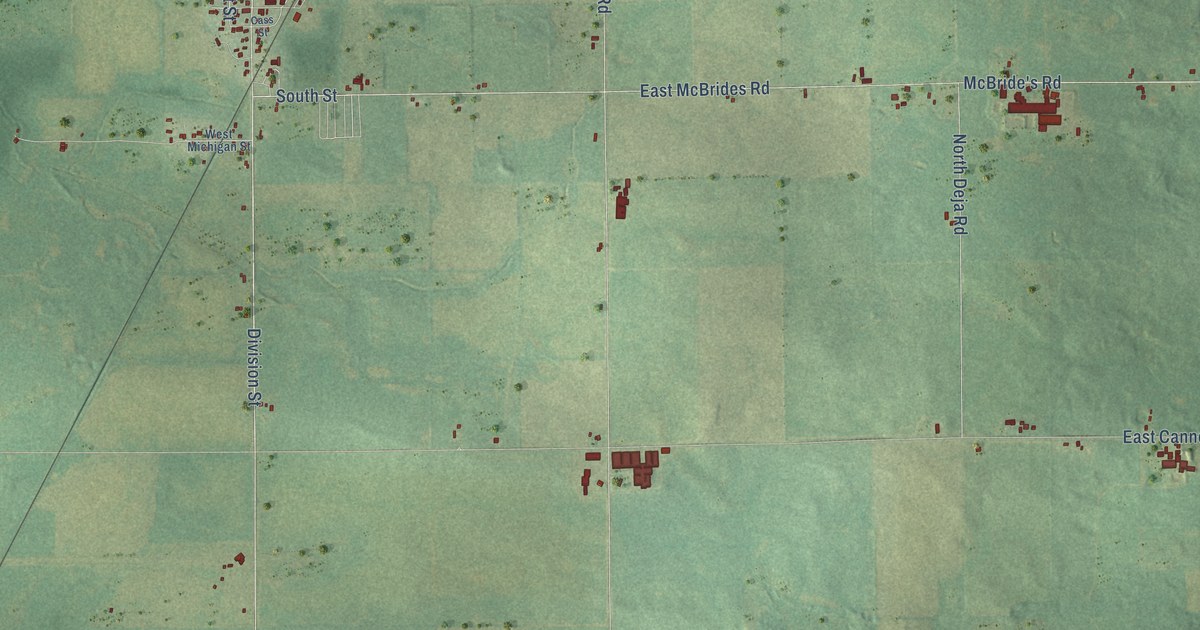 Map of Day, Michigan in 2026