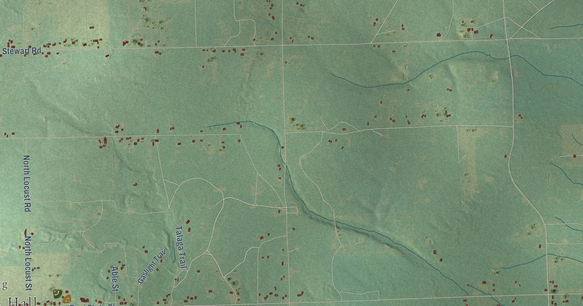 Map of Deep River, Michigan in 2026