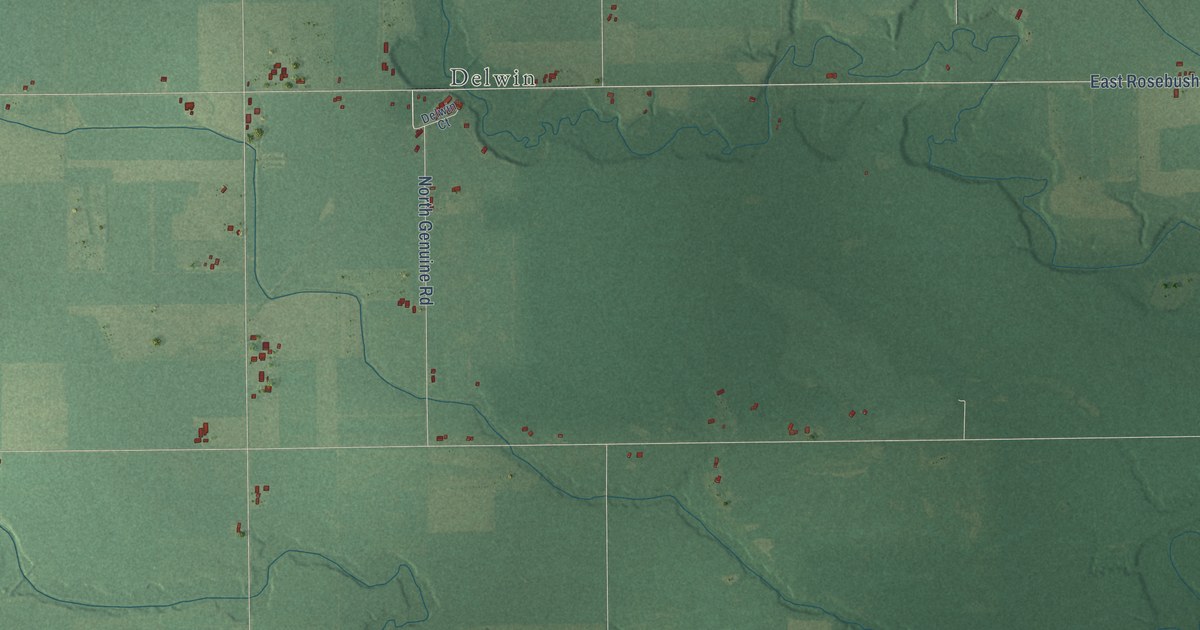 Map of Denver, Isabella County, Michigan in 2026