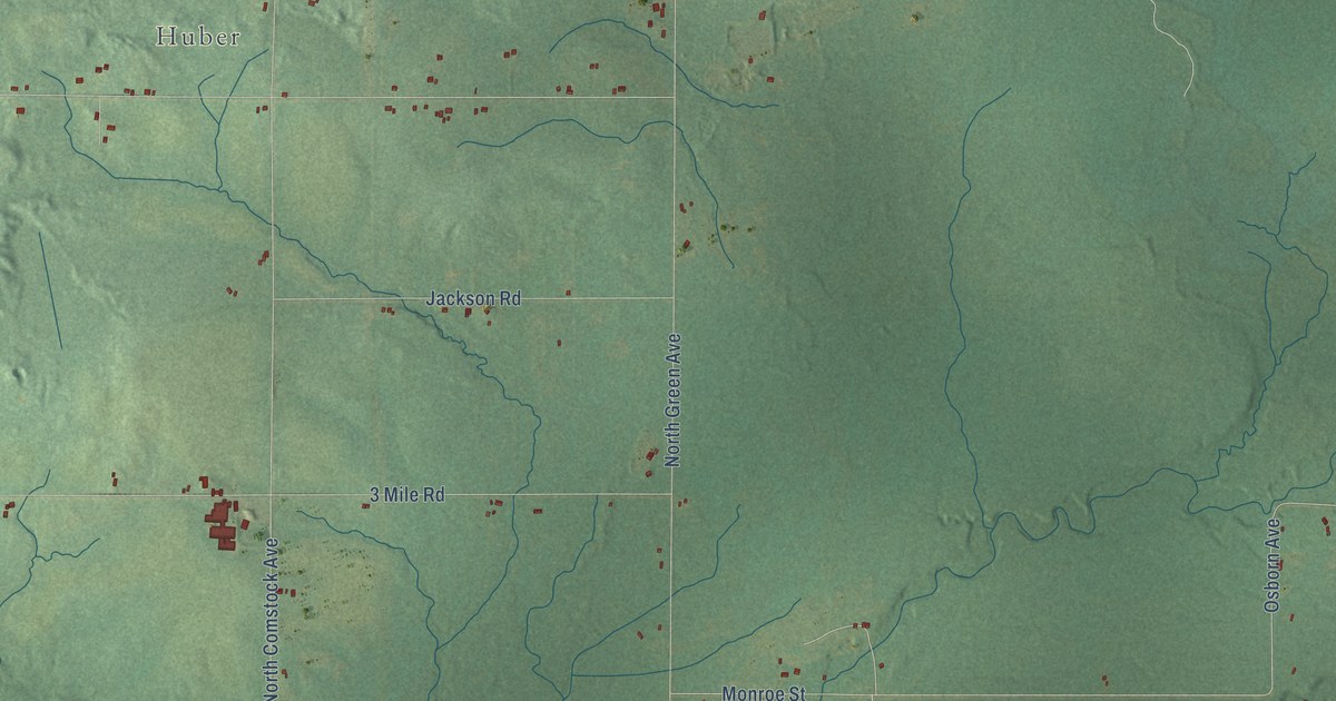 Map of Denver, Newaygo County, Michigan in 2026