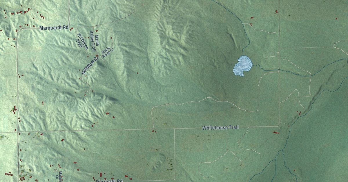 Map of Dover, Otsego County, Michigan in 2026