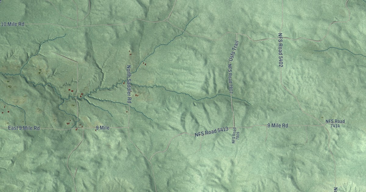 Map of Dover, Lake County, Michigan in 2026