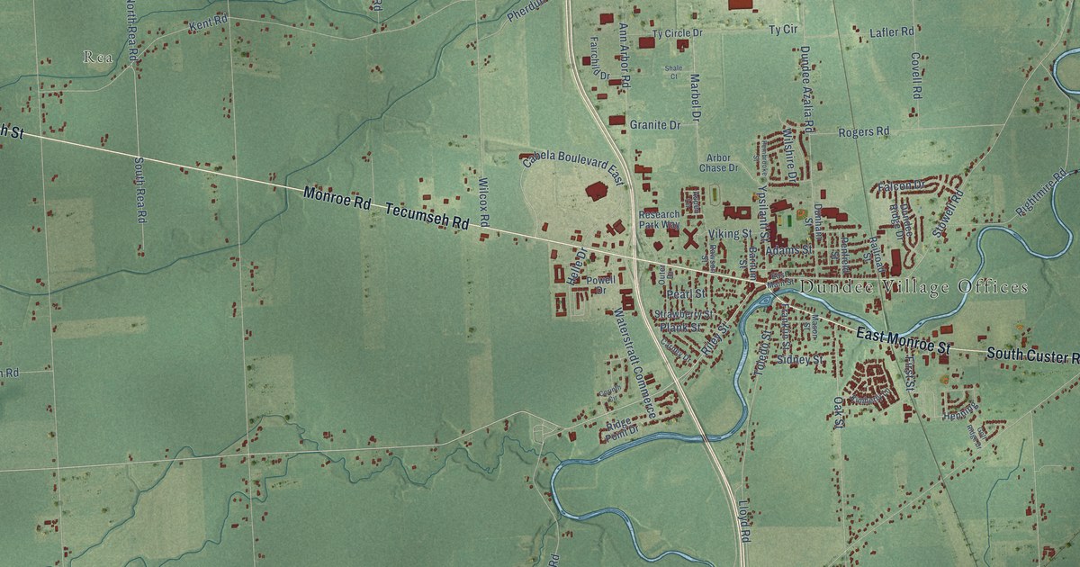 Map of Dundee Municipality, Michigan in 2026
