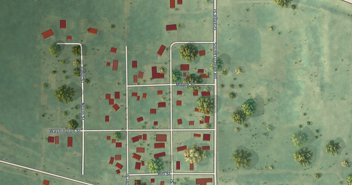 Map of Eagle Village, Michigan in 2026