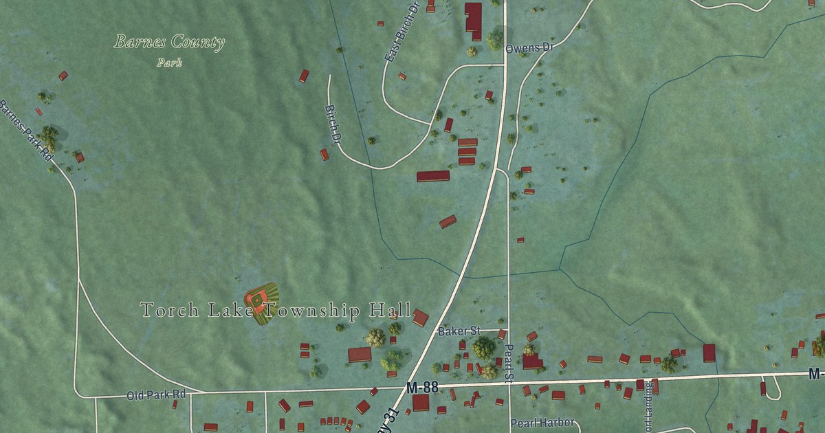 Map of Eastport, Michigan in 2026