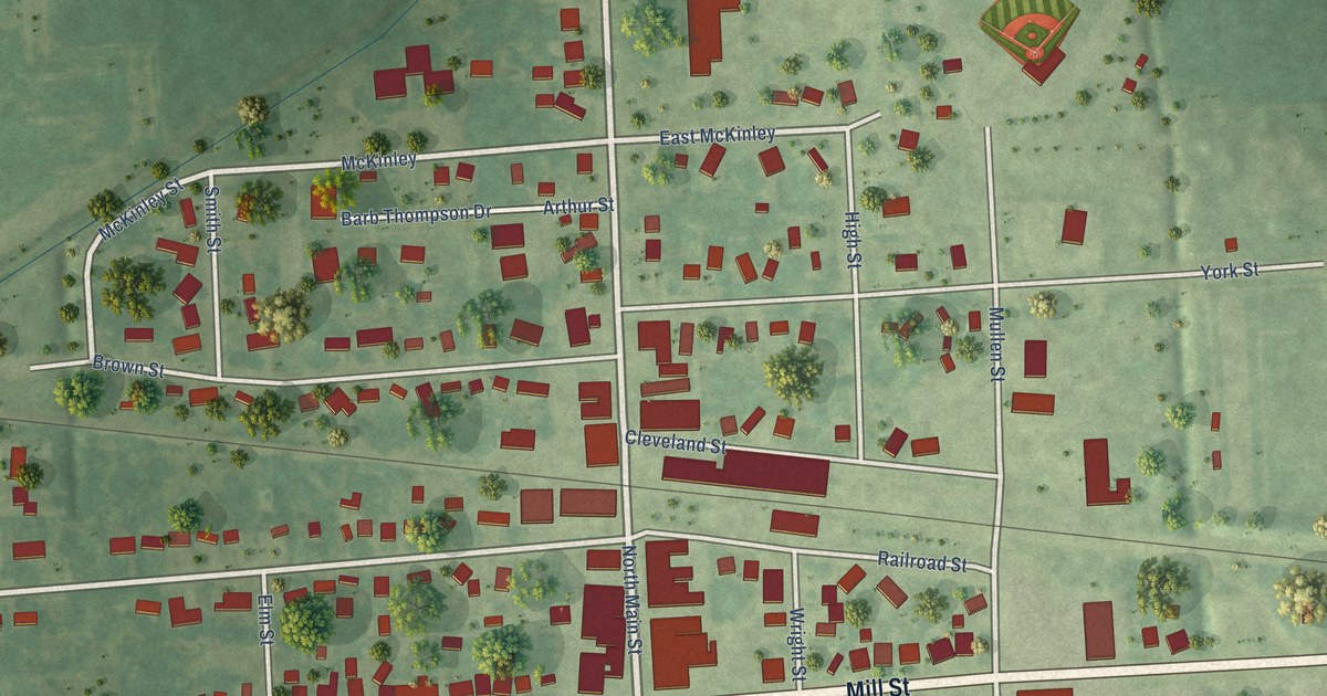 Map of Elkton, Michigan in 2026