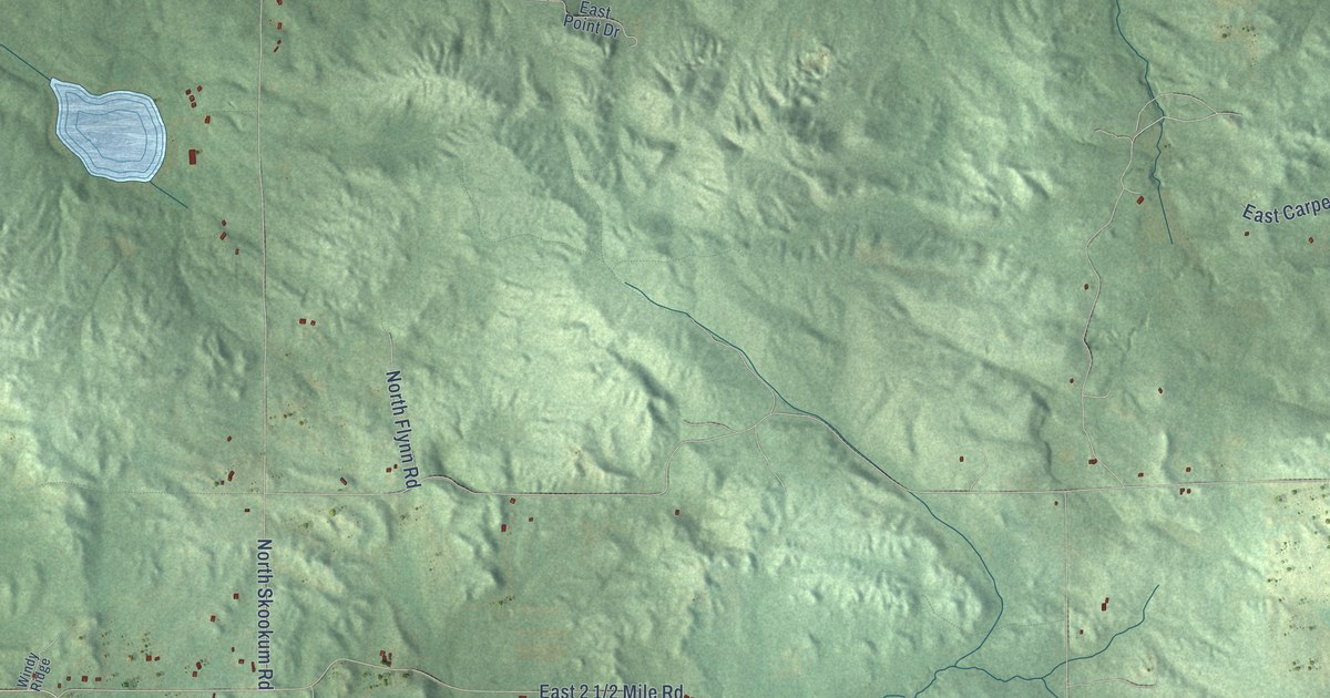 Map of Ellsworth, Lake County, Michigan in 2026