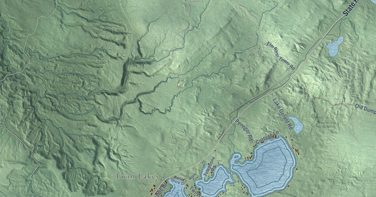 Map of Elm River, Michigan in 2026