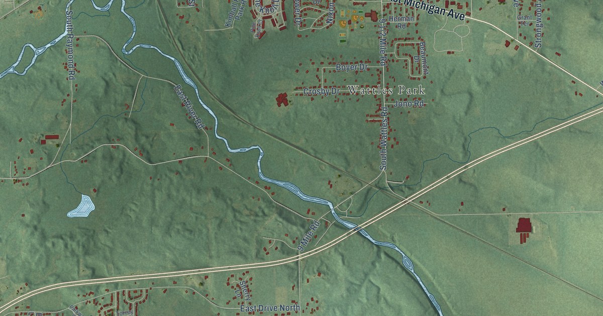 Map of Emmett, Calhoun County, Michigan in 2026
