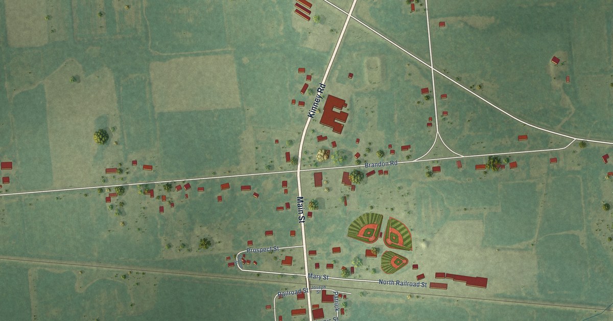 Map of Emmett Village, St. Clair County, Michigan in 2026