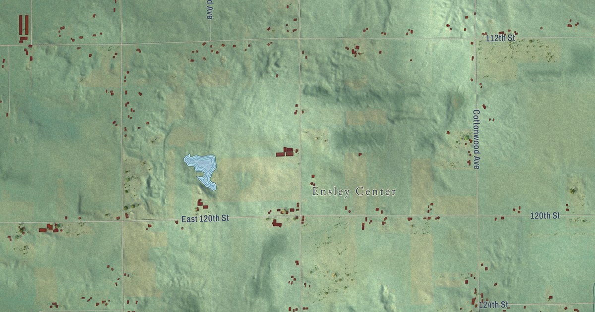 Map of Ensley, Michigan in 2026