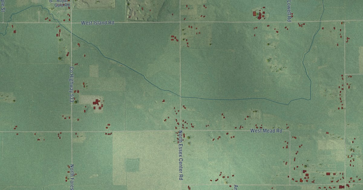 Map of Essex, Michigan in 2026